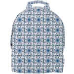 Blue floral pattern Mini Full Print Backpack
