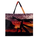 Zipper Large Tote Bag 