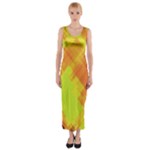 Geo Abstract 1 Fitted Maxi Dress