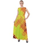 Geo Abstract 1 Chiffon Mesh Boho Maxi Dress