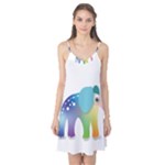 Illustrations Elephant Colorful Pachyderm Camis Nightgown