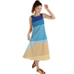 Illustrations Waves Line Rainbow Summer Maxi Dress