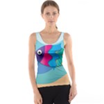 Illustrations Fish Sea Summer Colorful Rainbow Tank Top