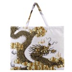 Dragon Animals Monster Zipper Large Tote Bag