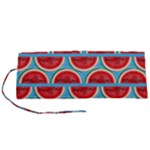 Illustrations Watermelon Texture Pattern Roll Up Canvas Pencil Holder (S)