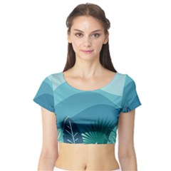 Short Sleeve Crop Top 