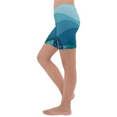 Kids  Lightweight Velour Capri Yoga Leggings 