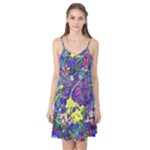 vibrant abstract floral/rainbow color Camis Nightgown