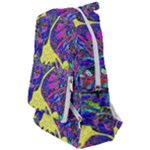 vibrant abstract floral/rainbow color Travelers  Backpack