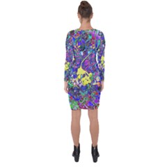 Asymmetric Cut-Out Shift Dress 