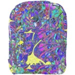 vibrant abstract floral/rainbow color Full Print Backpack