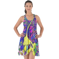 Show Some Back Chiffon Dress 