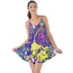 vibrant abstract floral/rainbow color Love the Sun Cover Up