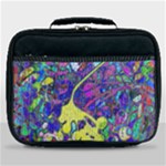 vibrant abstract floral/rainbow color Lunch Bag