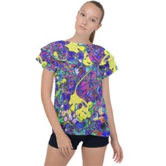 Ruffle Collar Chiffon Blouse 