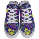 vibrant abstract floral/rainbow color Half Slippers