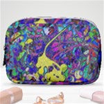 vibrant abstract floral/rainbow color Make Up Pouch (Small)