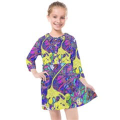 Kids  Quarter Sleeve Shirt Dress 