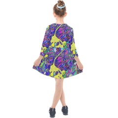 Kids  Quarter Sleeve Shirt Dress 