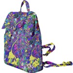 vibrant abstract floral/rainbow color Buckle Everyday Backpack