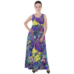 Empire Waist Velour Maxi Dress 