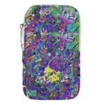 vibrant abstract floral/rainbow color Waist Pouch (Small)