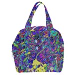 vibrant abstract floral/rainbow color Boxy Hand Bag