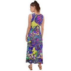 V-Neck Chiffon Maxi Dress 