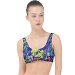 vibrant abstract floral/rainbow color The Little Details Bikini Top