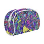 vibrant abstract floral/rainbow color Makeup Case (Small)
