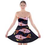 Fish Pisces Astrology Star Zodiac Strapless Bra Top Dress