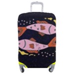 Fish Pisces Astrology Star Zodiac Luggage Cover (Medium)