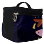 Fish Pisces Astrology Star Zodiac Make Up Travel Bag (Small)