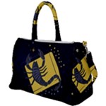 Zodiak Scorpio Horoscope Sign Star Duffel Travel Bag