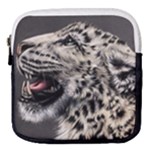 Snow Leopard Mini Square Pouch