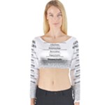 Annette Long Sleeve Crop Top