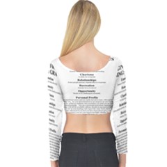 Long Sleeve Crop Top 