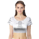 Annette Short Sleeve Crop Top