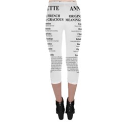 Capri Leggings  Back