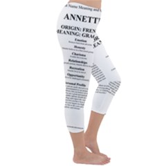 Capri Winter Leggings  