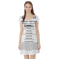 Short Sleeve Skater Dress Front Short Sleeve Skater Dress Front