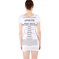Short Sleeve Bodycon Dress Back Short Sleeve Bodycon Dress Back