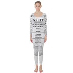 Long Sleeve Catsuit 