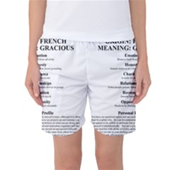 Women s Basketball Shorts Front Women s Basketball Shorts Front