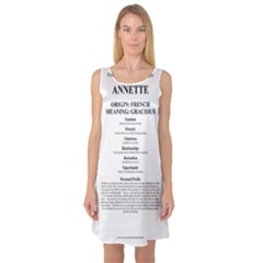 Sleeveless Satin Nightdress 