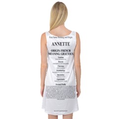 Sleeveless Satin Nightdress Back Sleeveless Satin Nightdress Back