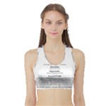 Annette Sports Bra with Border