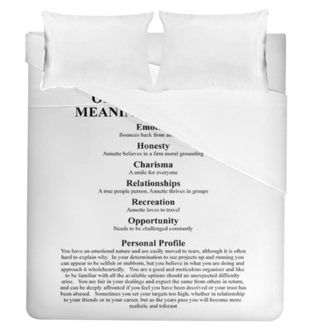 Annette Duvet Cover (Queen Size) from ArtsNow.com
