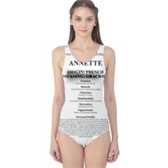 One Piece Swimsuit 