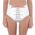 Annette Reversible High-Waist Bikini Bottoms